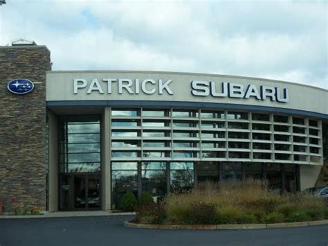 Patrick subaru shrewsbury ma - Schedule a Service Appointment Online Today. When you're ready to get your vehicle back to like-new condition, we invite you to schedule a service appointment online at Patrick Subaru. We also encourage you to check out our many service specials to see if you can save on your next service appointment. Our service department is currently ... 